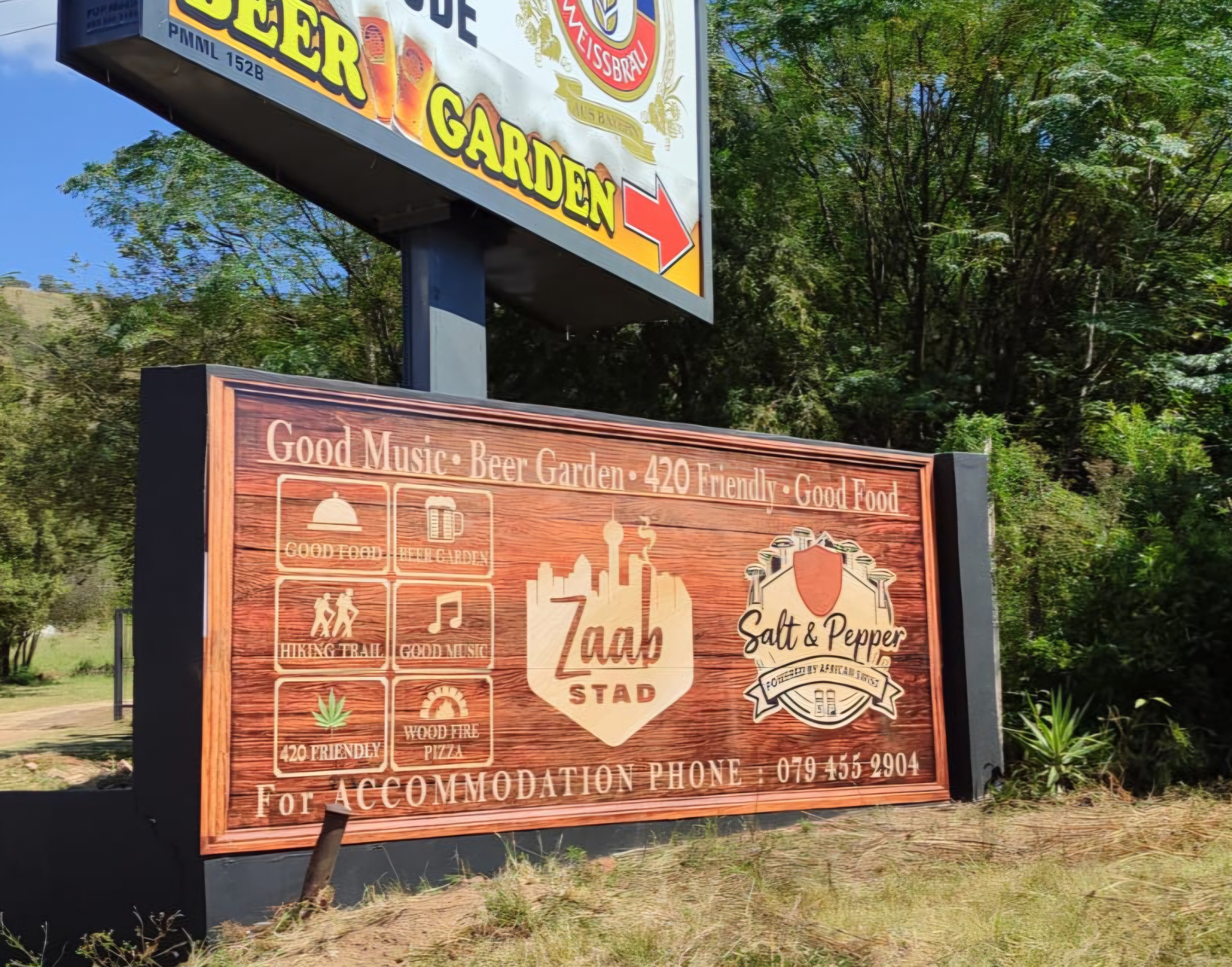 Fun Diggers branded signage boards and promotional posters